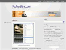 Tablet Screenshot of foobarskins.com
